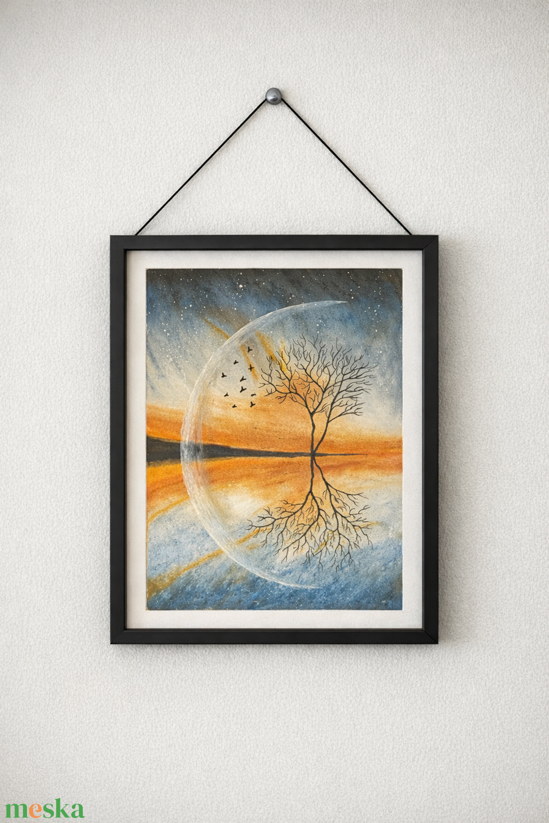 Álmokból születő fények  - művészet - festmény - festmény vegyes technika - Meska.hu