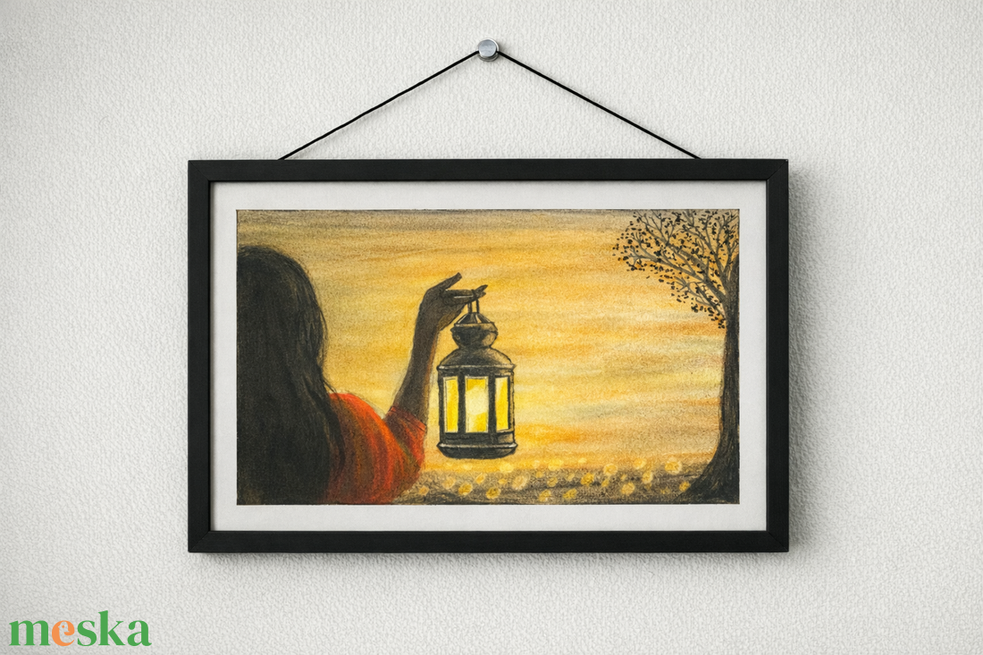 A fény útján, lélekből! - művészet - festmény - festmény vegyes technika - Meska.hu