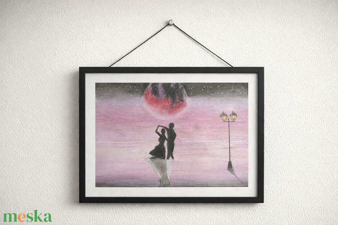 Álmodott találkozás - művészet - festmény - festmény vegyes technika - Meska.hu