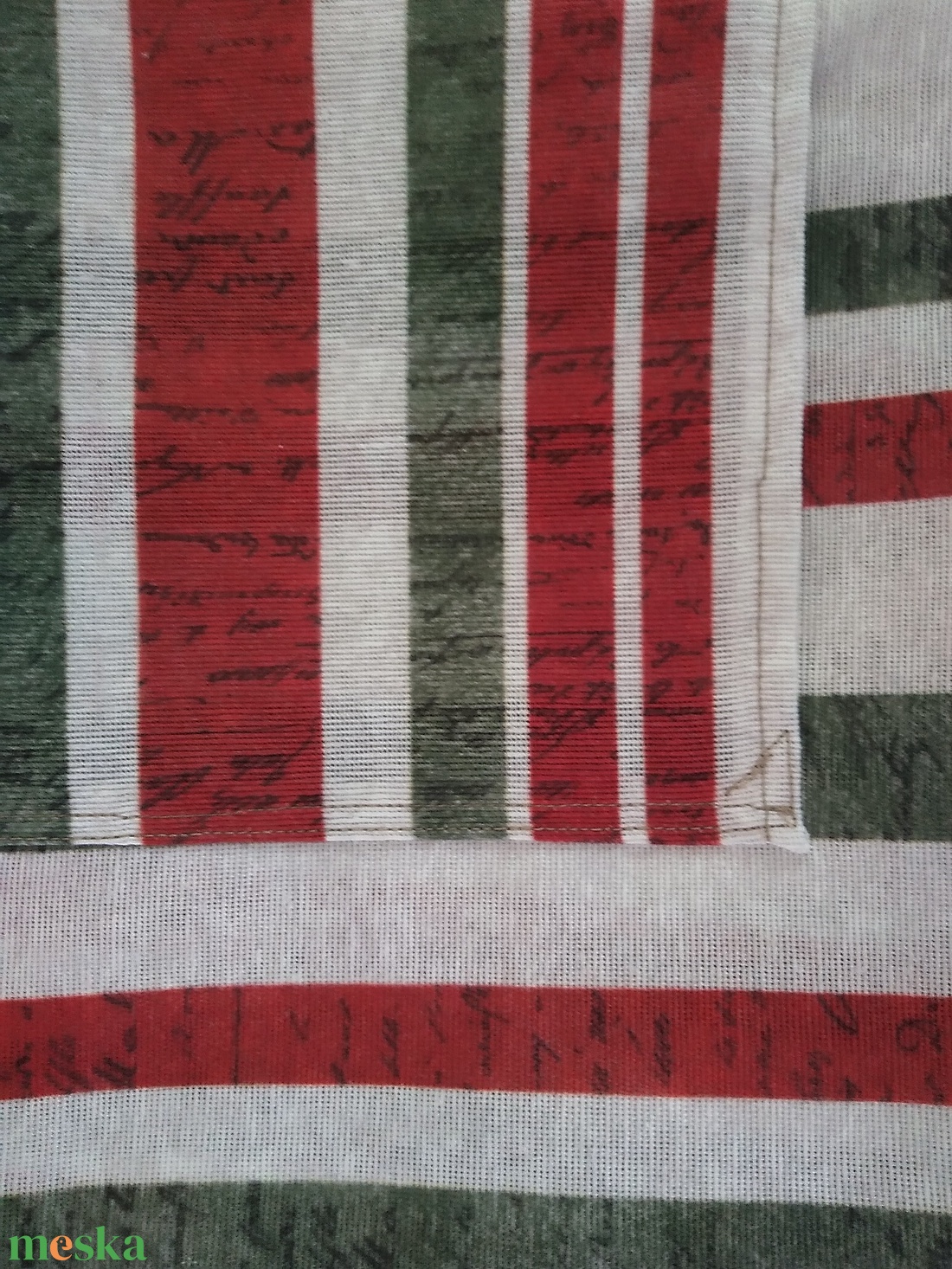 Kötény bordó csíkos - otthon & életmód - konyhafelszerelés, tálalás - konyhai textil - kötény - Meska.hu
