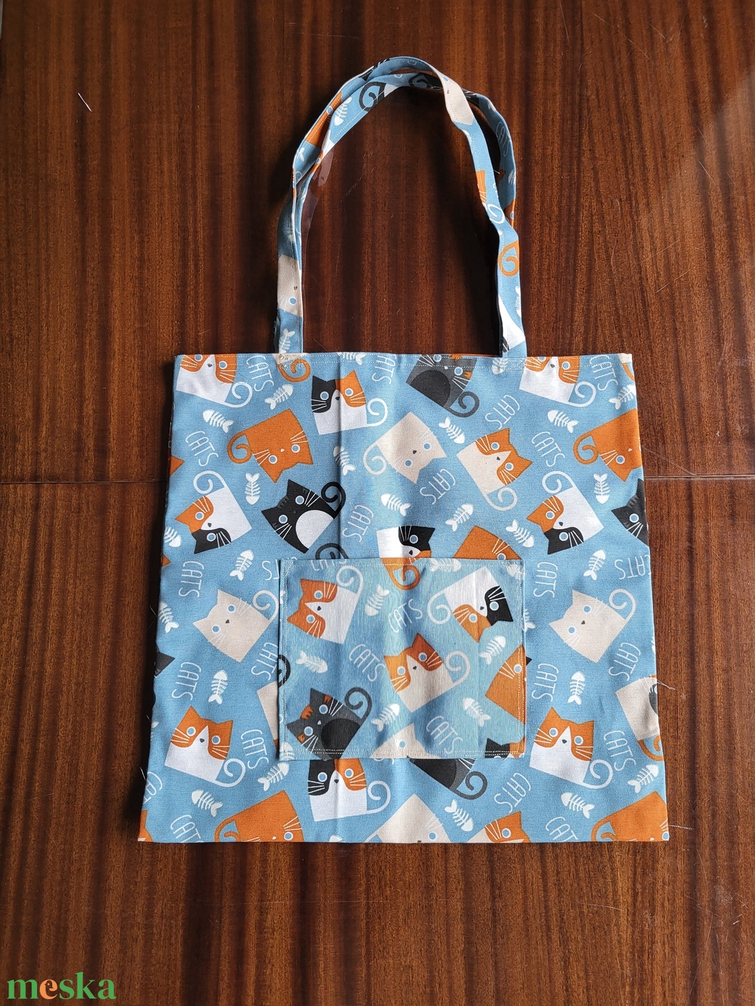 Válltáska / szatyor cica mintás kék alapon - táska & tok - bevásárlás & shopper táska - shopper, textiltáska, szatyor - Meska.hu Válltáska / szatyor cica mintás kék alapon - táska & tok - bevásárlás & shopper táska - shopper, textiltáska, szatyor - Meska.hu