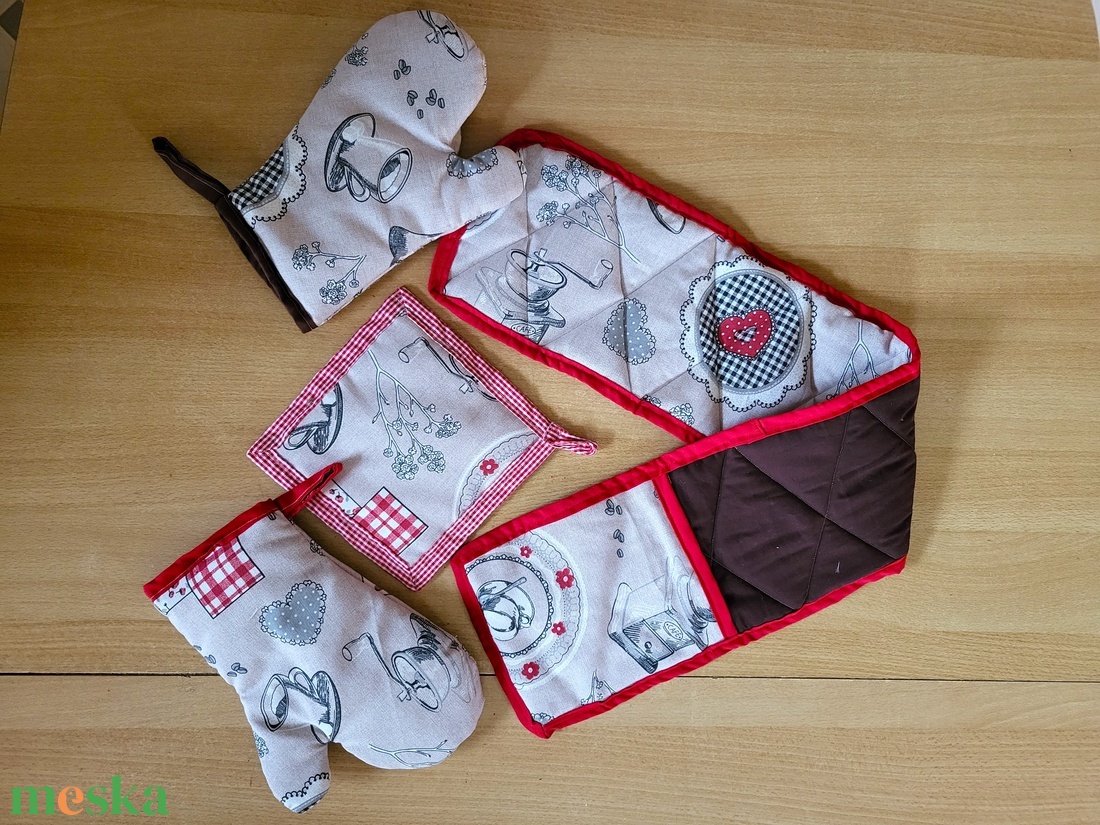 Konyha szett kávé mintás - otthon & életmód - konyhafelszerelés, tálalás - konyhai textil - edényfogó & edényfedő - Meska.hu Konyha szett kávé mintás - otthon & életmód - konyhafelszerelés, tálalás - konyhai textil - edényfogó & edényfedő - Meska.hu
