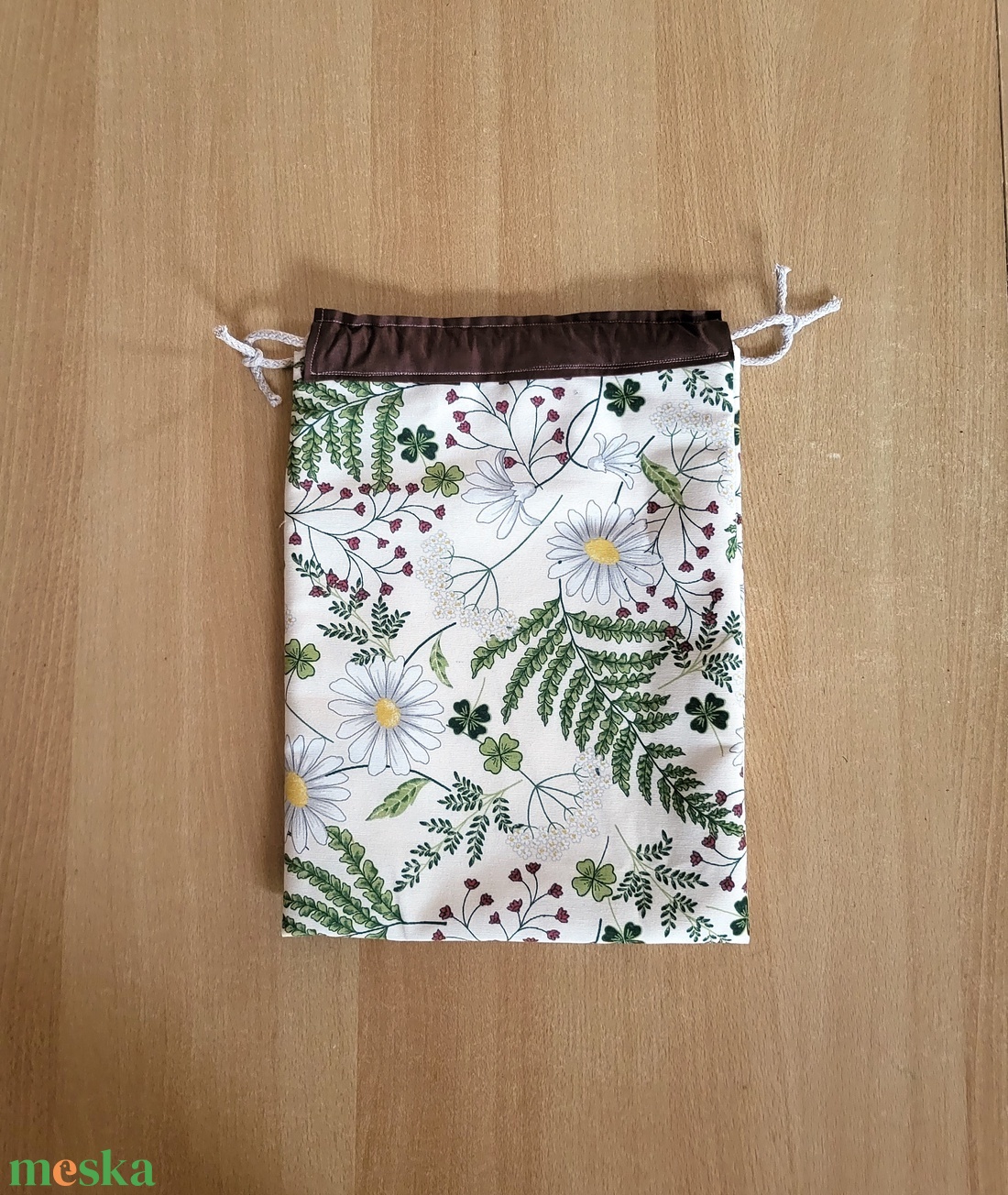 Pékáru frissen tartó zsák - gyógynövény mintás - táska & tok - bevásárlás & shopper táska - kenyeres zsák - Meska.hu