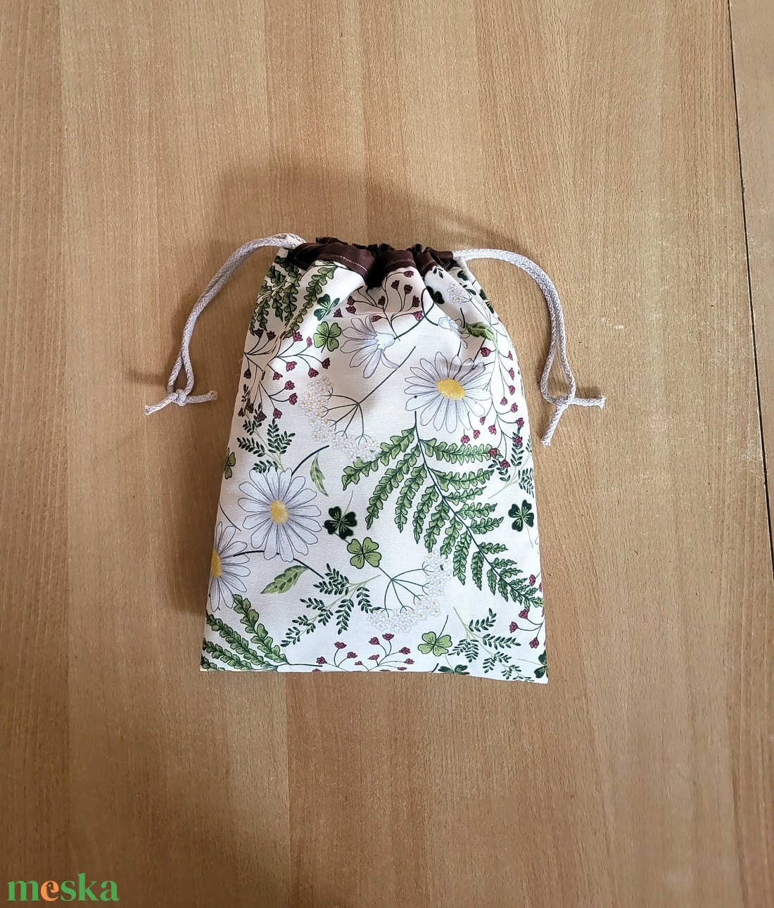 Pékáru frissen tartó zsák - gyógynövény mintás - táska & tok - bevásárlás & shopper táska - kenyeres zsák - Meska.hu