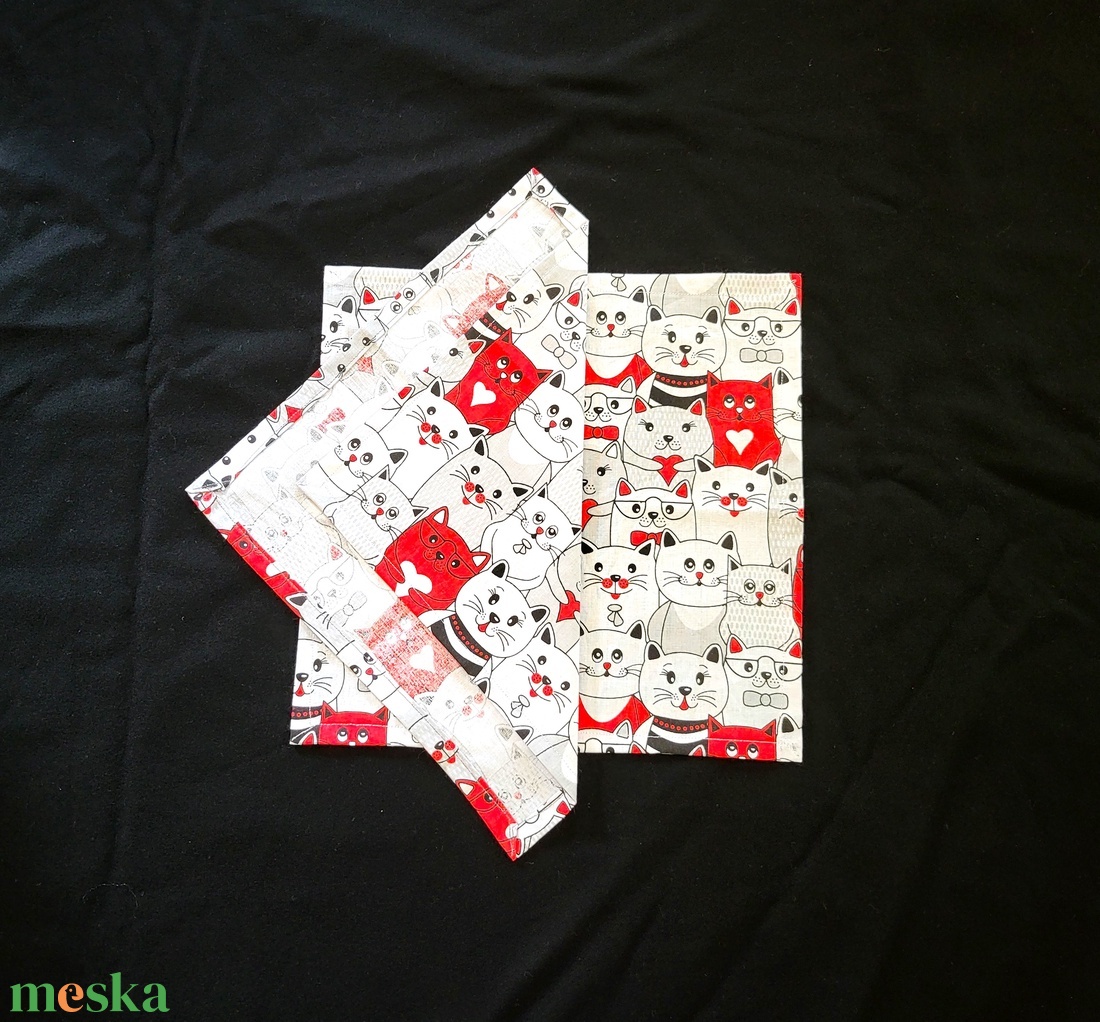 Textil szalvéta - kukucskáló cicák - otthon & életmód - konyhafelszerelés, tálalás - konyhai textil - szalvéta - Meska.hu Textil szalvéta - kukucskáló cicák - otthon & életmód - konyhafelszerelés, tálalás - konyhai textil - szalvéta - Meska.hu