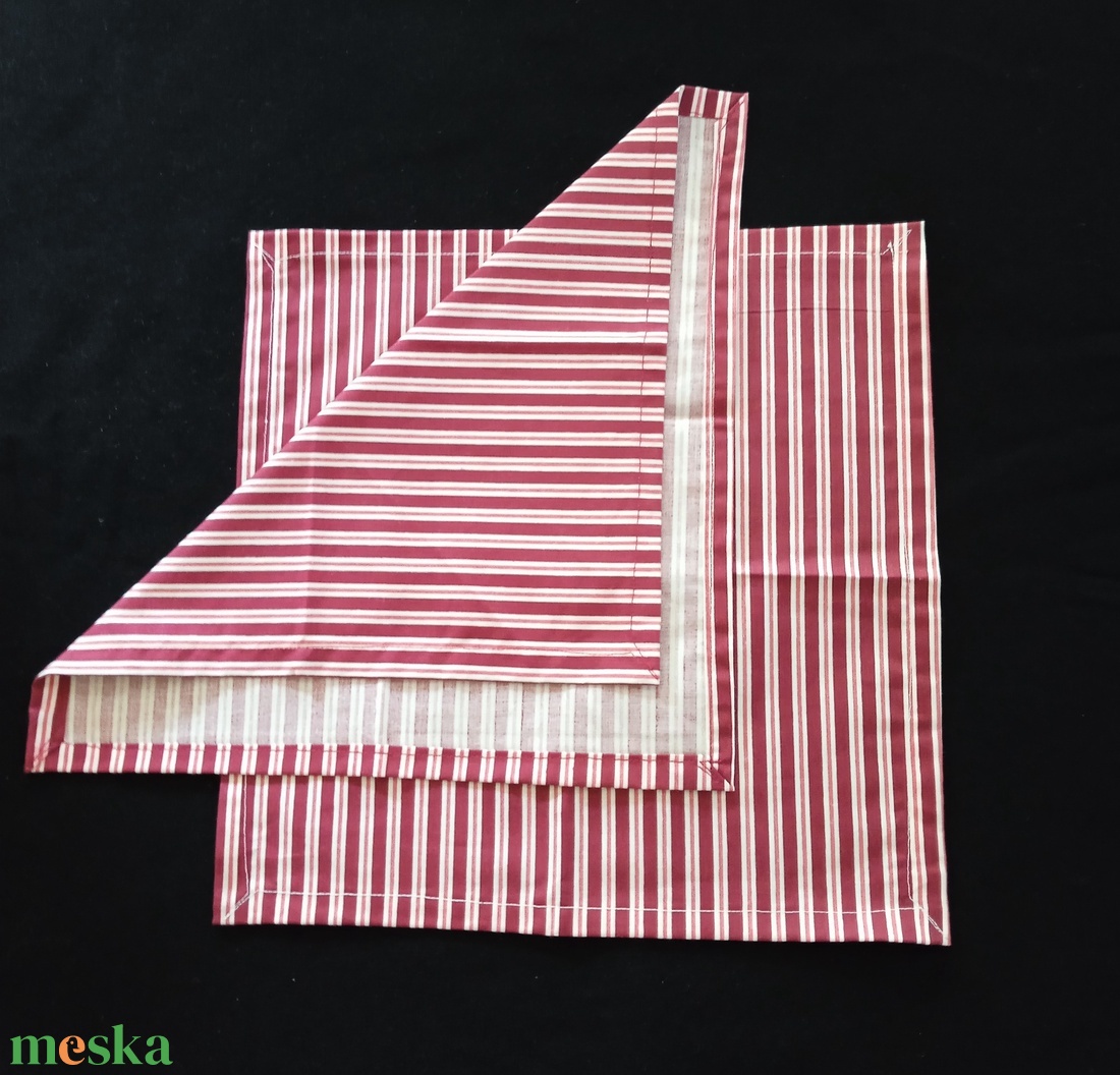 Textil szalvéta - bordó csíkos - otthon & életmód - konyhafelszerelés, tálalás - konyhai textil - szalvéta - Meska.hu Textil szalvéta - bordó csíkos - otthon & életmód - konyhafelszerelés, tálalás - konyhai textil - szalvéta - Meska.hu