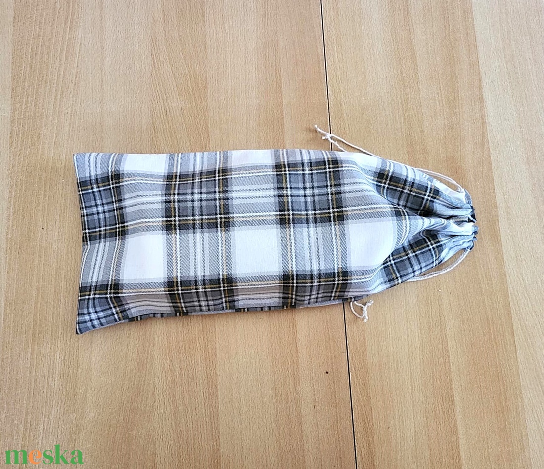 Frissentartó Bagett tasak -kocka mintás - táska & tok - bevásárlás & shopper táska - kenyeres zsák - Meska.hu