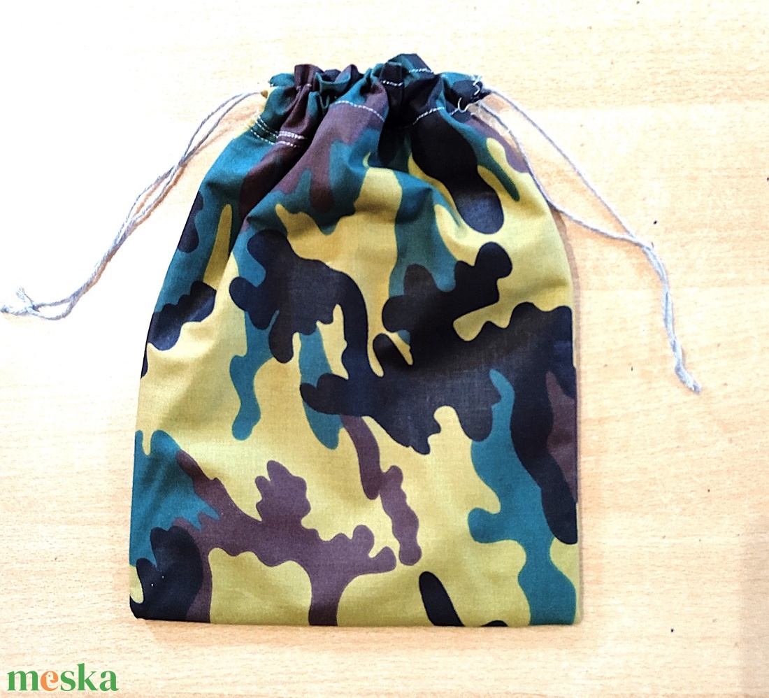 Terepszínű katonai mintás , öko szendvics tasak, snack bag - táska & tok - bevásárlás & shopper táska - kenyeres zsák - Meska.hu