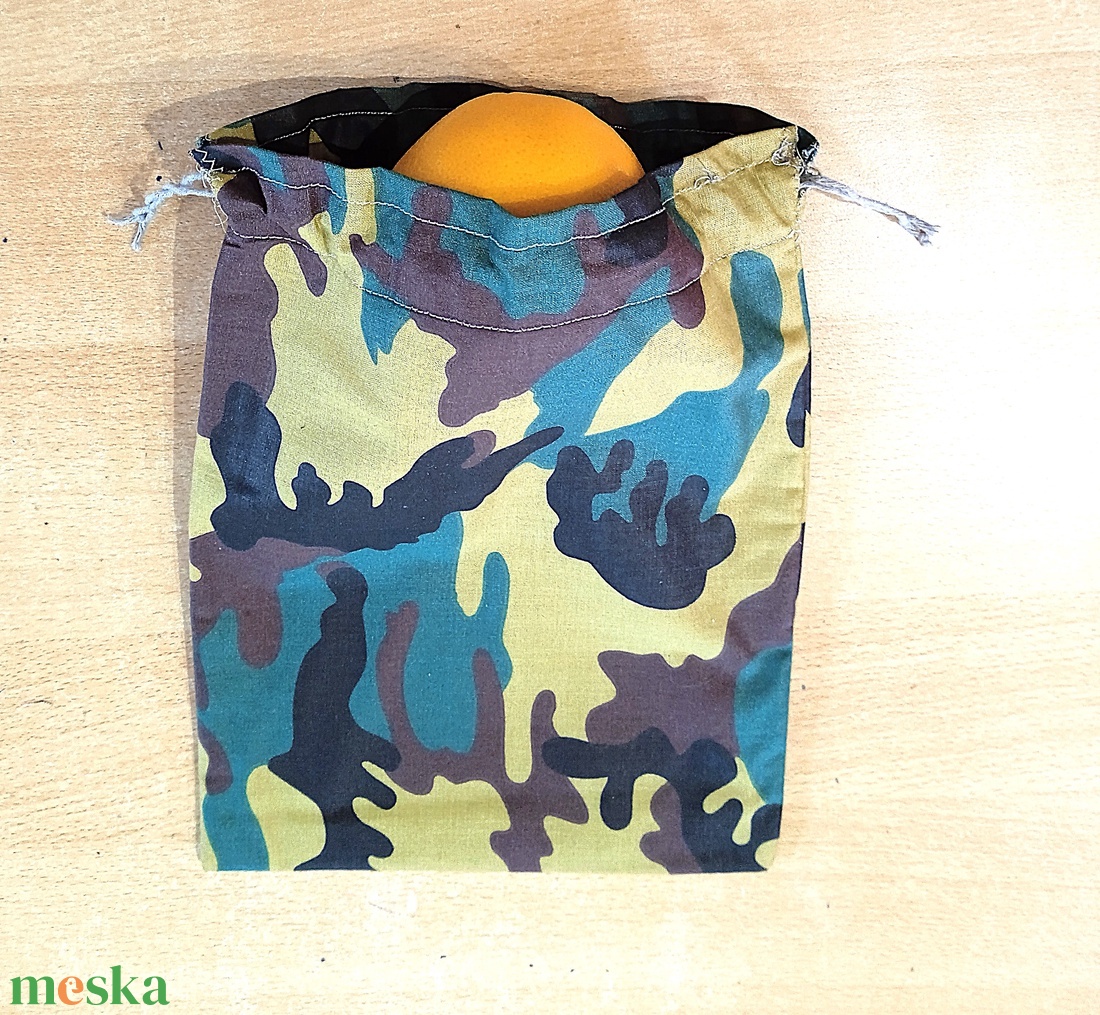 Terepszínű katonai mintás , öko szendvics tasak, snack bag - táska & tok - bevásárlás & shopper táska - kenyeres zsák - Meska.hu