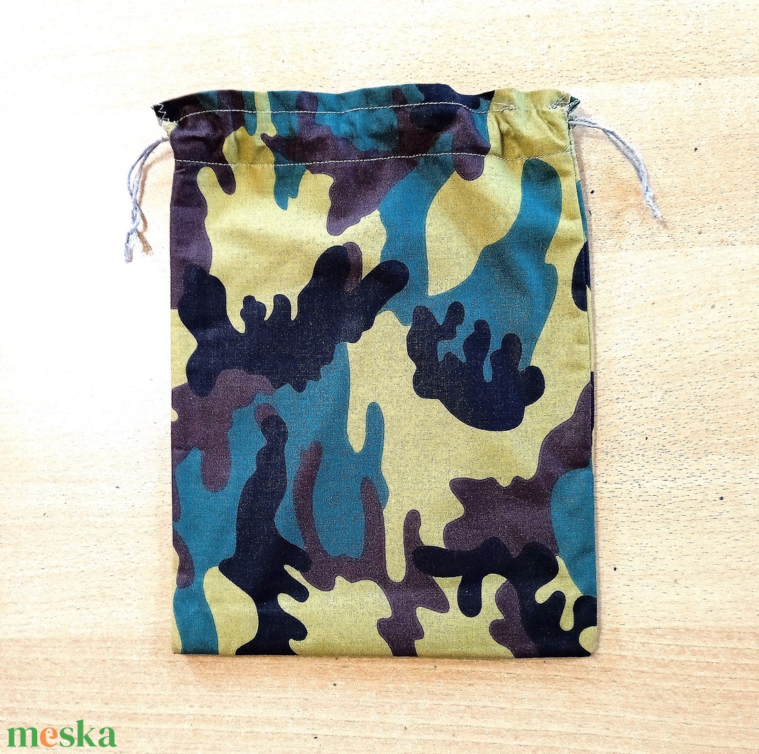 Terepszínű katonai mintás , öko szendvics tasak, snack bag - táska & tok - bevásárlás & shopper táska - kenyeres zsák - Meska.hu
