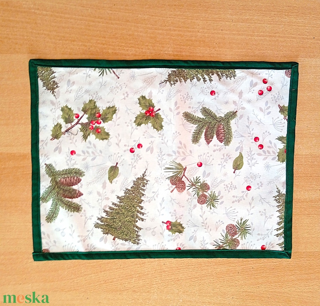 Tányér alátét, karácsonyi - otthon & életmód - konyhafelszerelés, tálalás - tálalás - tányér- és poháralátét - Meska.hu