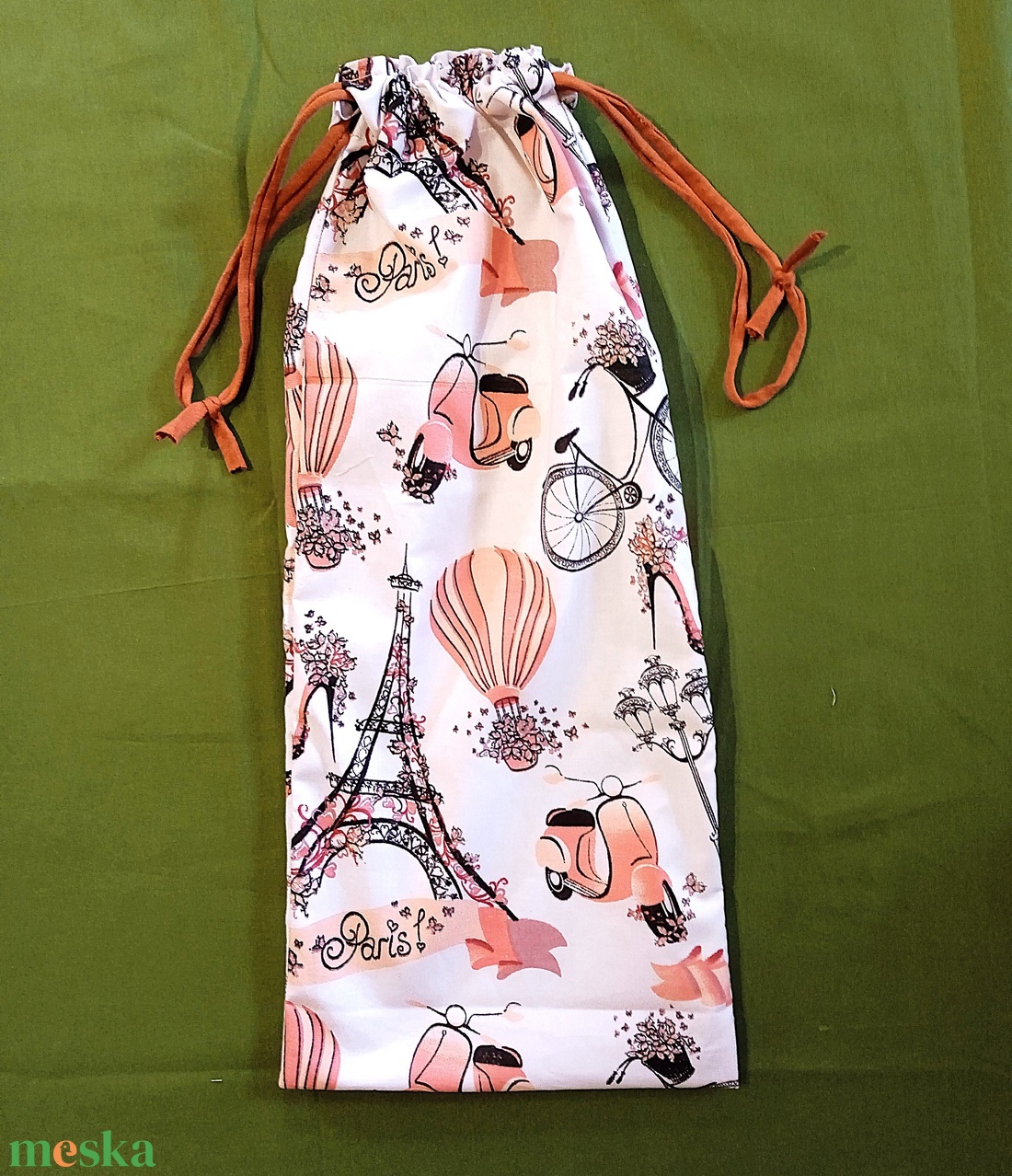 Frissentartó bagett tasak - francia hangulatú  - táska & tok - bevásárlás & shopper táska - kenyeres zsák - Meska.hu