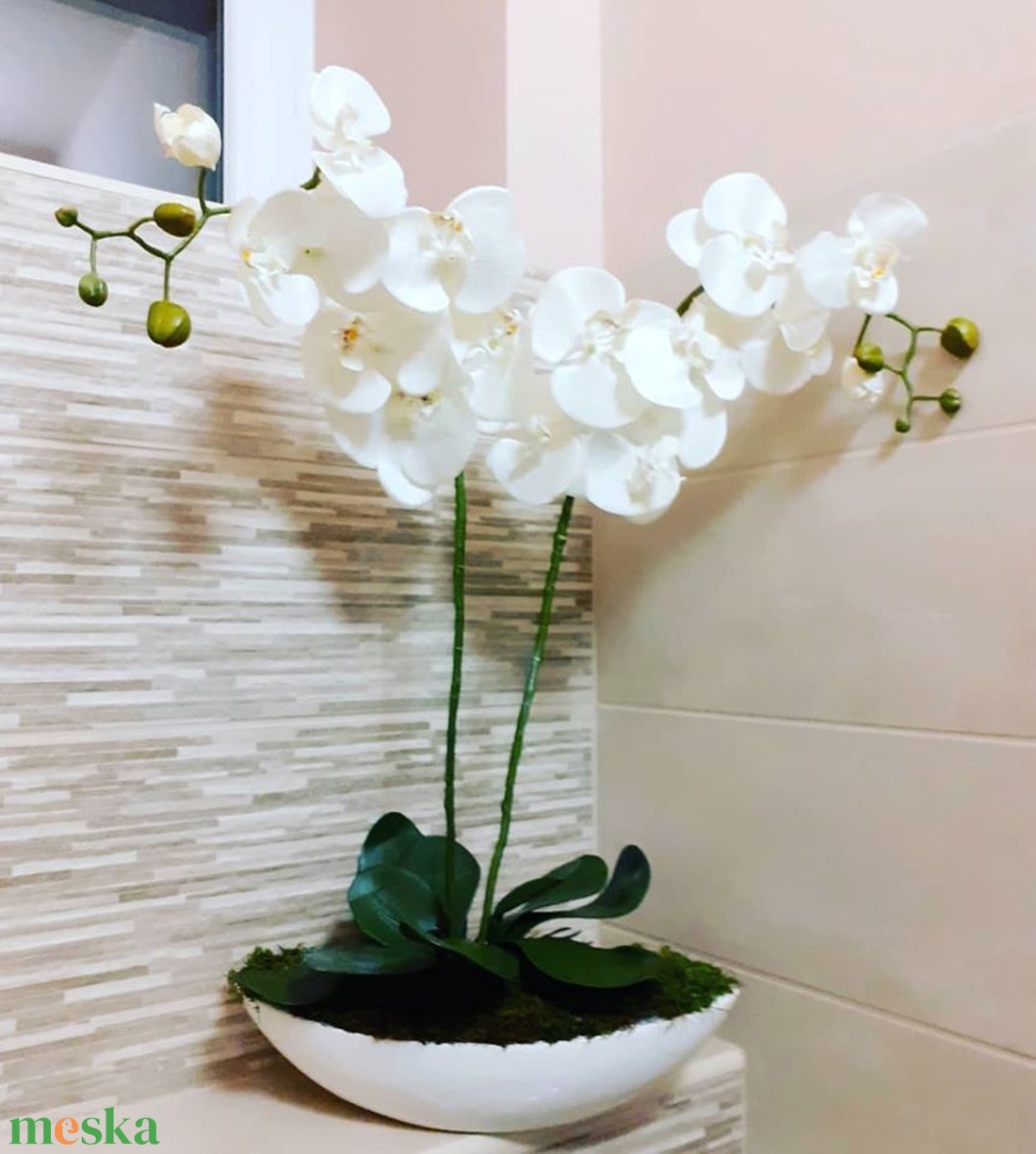 Örök orchidea dekor - otthon & lakás - dekoráció - dísztárgy - Meska.hu