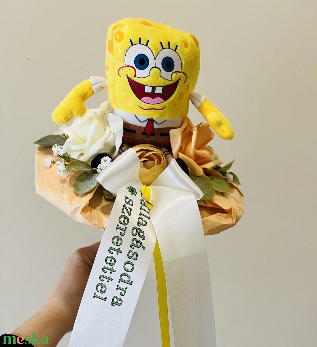 SpongyaBob ballagási csokor - otthon & életmód - dekoráció - ajtó- és ablak dekoráció - ajtódísz & kopogtató - Meska.hu SpongyaBob ballagási csokor - otthon & életmód - dekoráció - ajtó- és ablak dekoráció - ajtódísz & kopogtató - Meska.hu