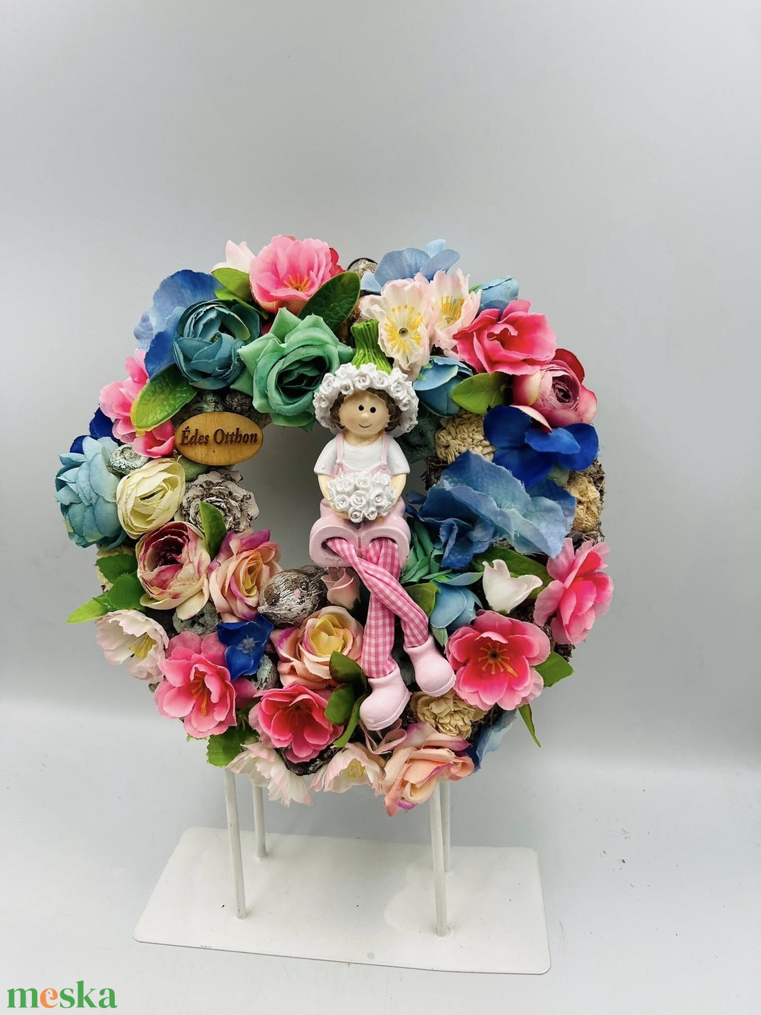 Színes ajtódísz figurával (rózsaszín -kék) - otthon & életmód - dekoráció - ajtó- és ablak dekoráció - ajtódísz & kopogtató - Meska.hu Színes ajtódísz figurával (rózsaszín -kék) - otthon & életmód - dekoráció - ajtó- és ablak dekoráció - ajtódísz & kopogtató - Meska.hu