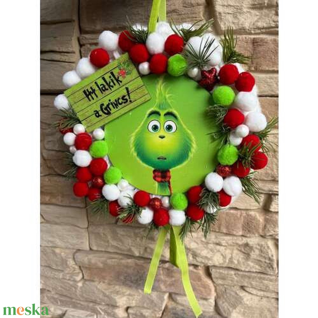 Grincs ajtódísz -sállal a nyakában - karácsony - adventi díszek - adventi ajtódísz - Meska.hu Grincs ajtódísz -sállal a nyakában - karácsony - adventi díszek - adventi ajtódísz - Meska.hu