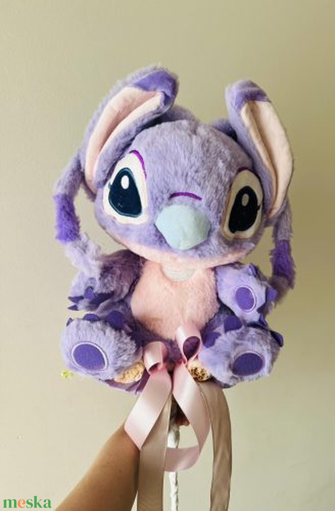 Stich ballagási csokor-Angel - otthon & életmód - virágdekoráció - virágok - virágcsokor - Meska.hu