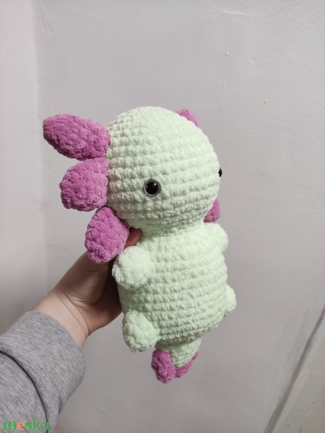 Amigurumi baby axolotl - játék & sport - plüssállat & játékfigura - hal - Meska.hu Amigurumi baby axolotl - játék & sport - plüssállat & játékfigura - hal - Meska.hu