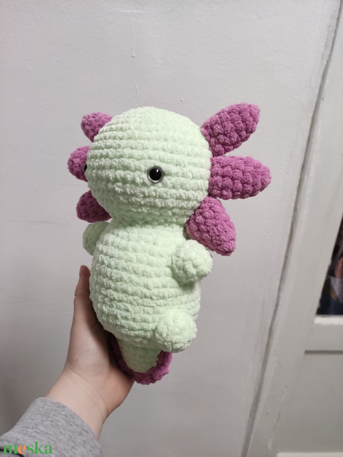 Amigurumi baby axolotl - játék & sport - plüssállat & játékfigura - hal - Meska.hu Amigurumi baby axolotl - játék & sport - plüssállat & játékfigura - hal - Meska.hu