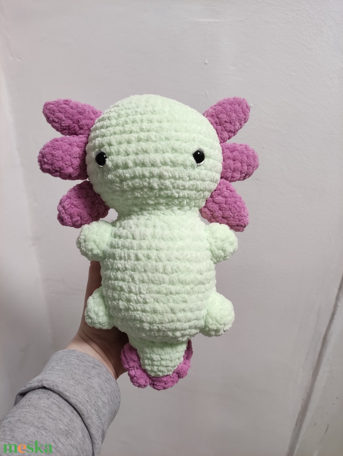 Amigurumi baby axolotl - játék & sport - plüssállat & játékfigura - hal - Meska.hu Amigurumi baby axolotl - játék & sport - plüssállat & játékfigura - hal - Meska.hu