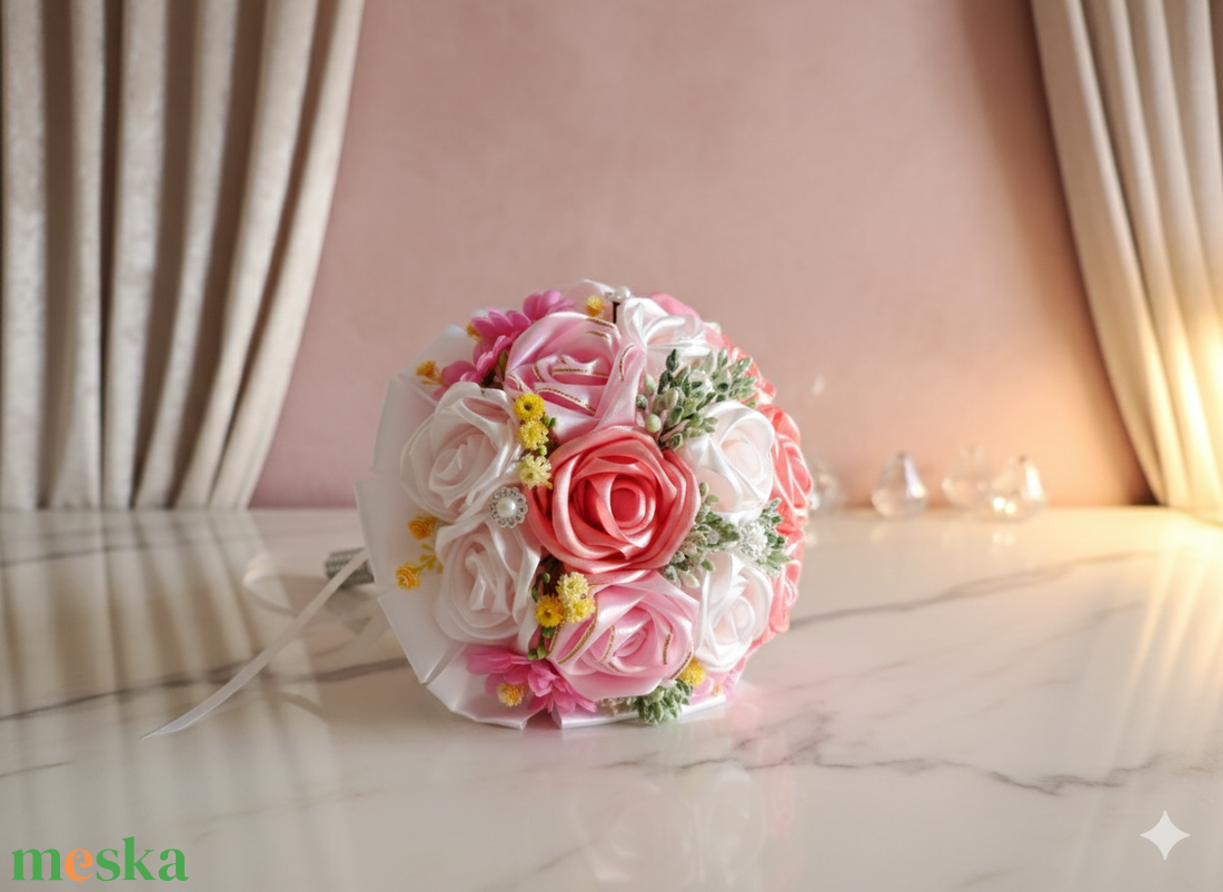 Menyasszonyi csokor - esküvő - menyasszonyi- és dobócsokor - Meska.hu