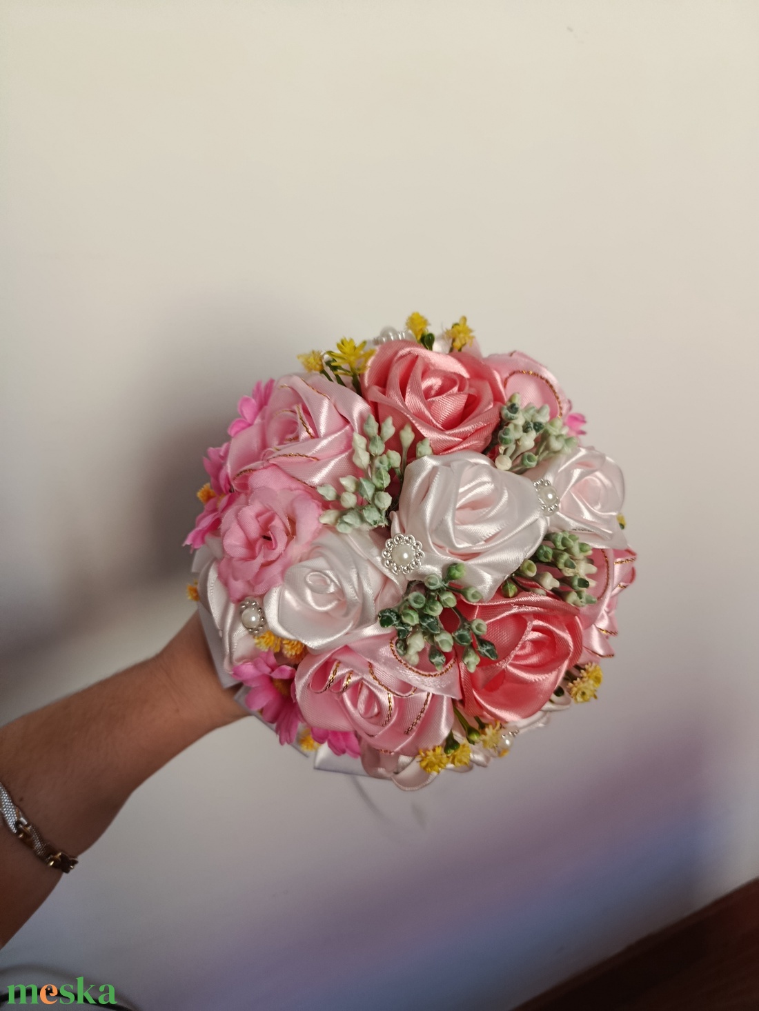 Menyasszonyi csokor - esküvő - menyasszonyi- és dobócsokor - Meska.hu