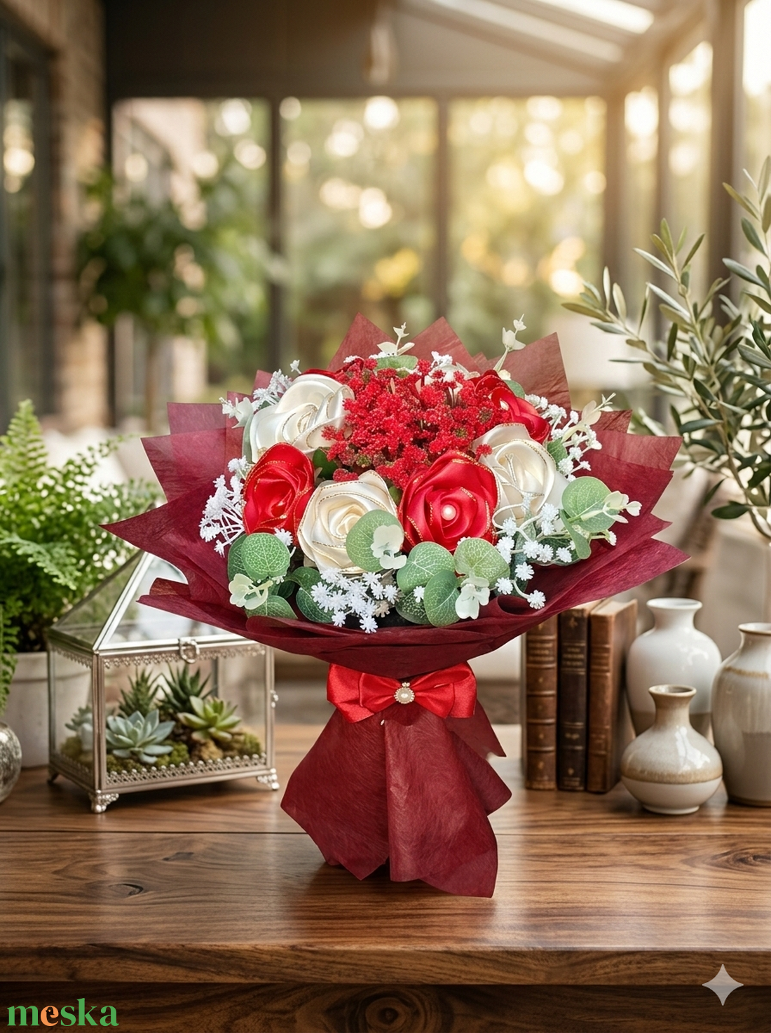 Ballagási csokor - otthon & életmód - virágdekoráció - virágok - virágcsokor - Meska.hu