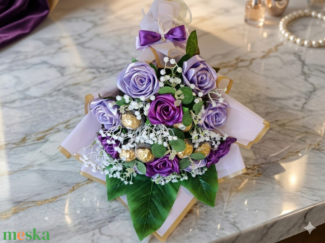 Ballagási csokor - otthon & életmód - virágdekoráció - virágok - virágcsokor - Meska.hu