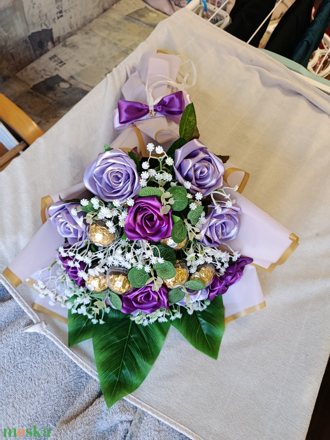 Ballagási csokor - otthon & életmód - virágdekoráció - virágok - virágcsokor - Meska.hu