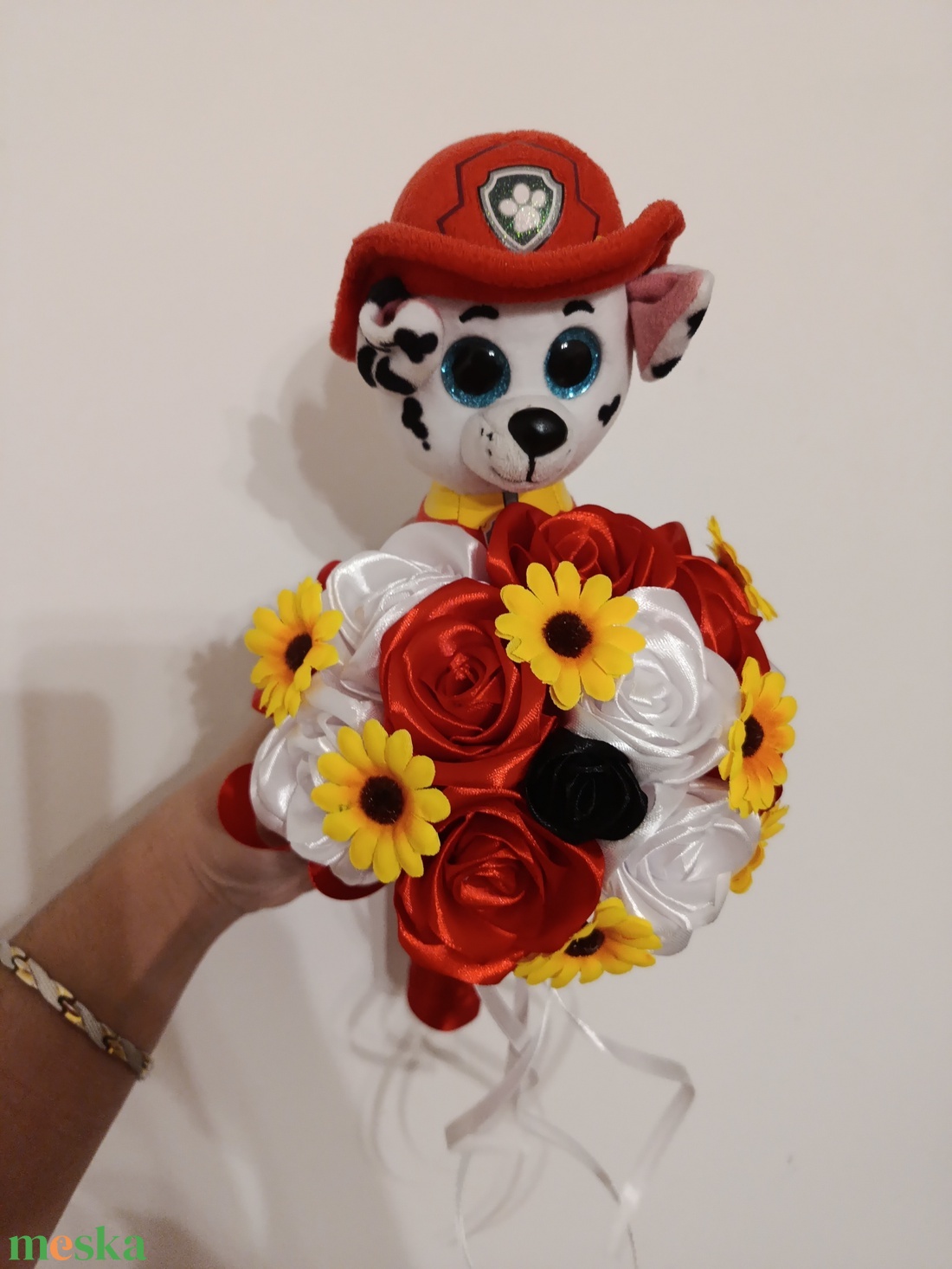 Marshall ballagó csokor - otthon & életmód - virágdekoráció - virágok - virágcsokor - Meska.hu