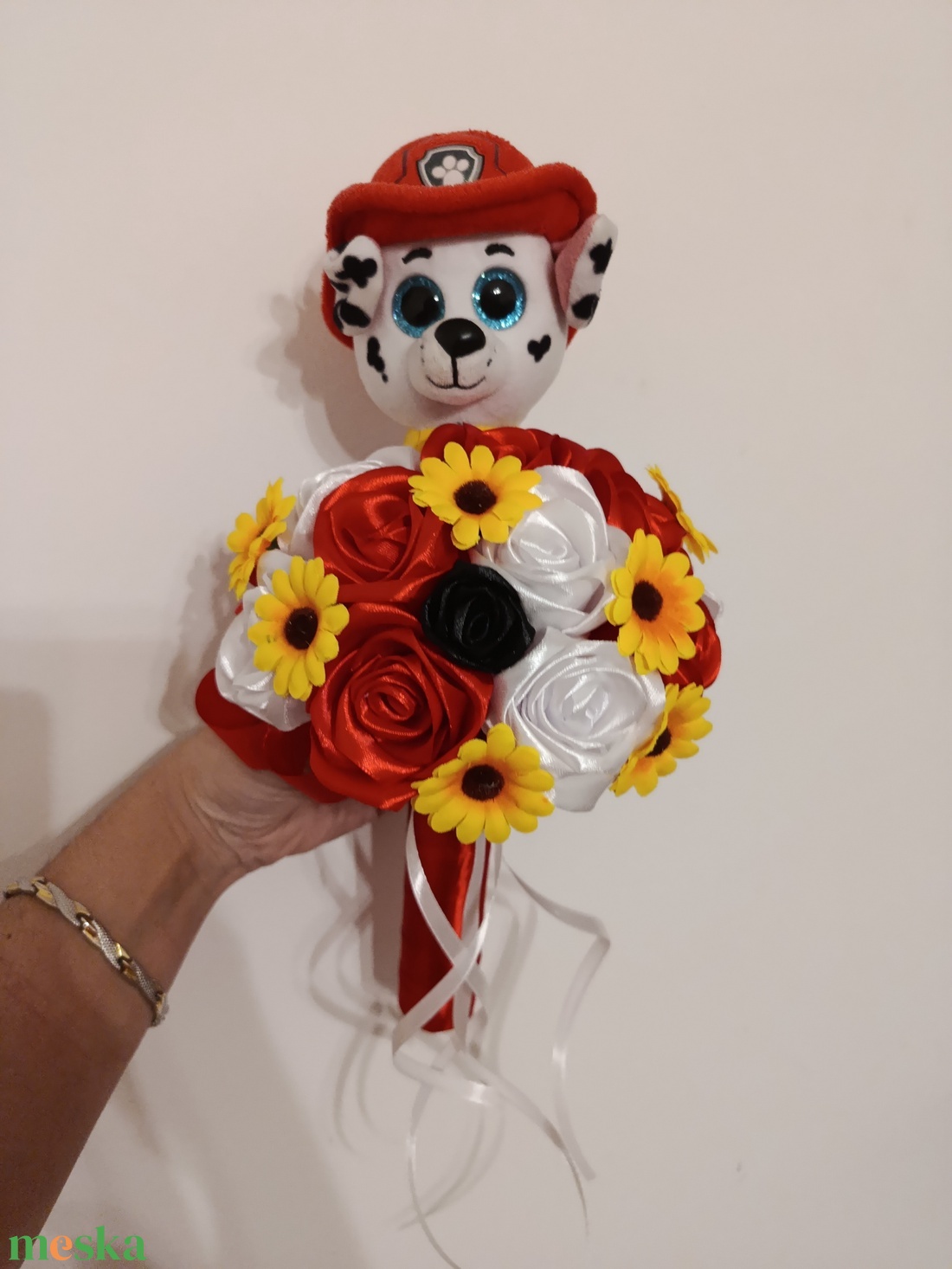 Marshall ballagó csokor - otthon & életmód - virágdekoráció - virágok - virágcsokor - Meska.hu