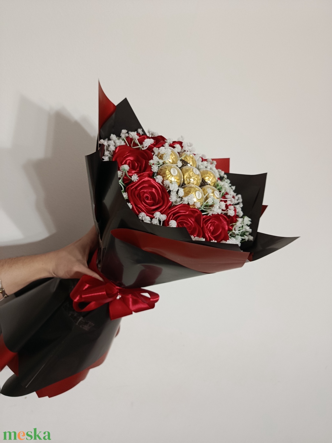 Ballagási örök csokor - otthon & életmód - virágdekoráció - virágok - virágcsokor - Meska.hu