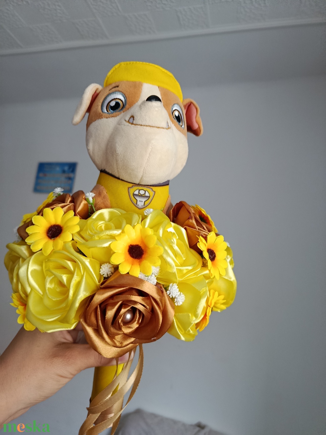 Ovis ballagó csokor - otthon & életmód - virágdekoráció - virágok - virágcsokor - Meska.hu