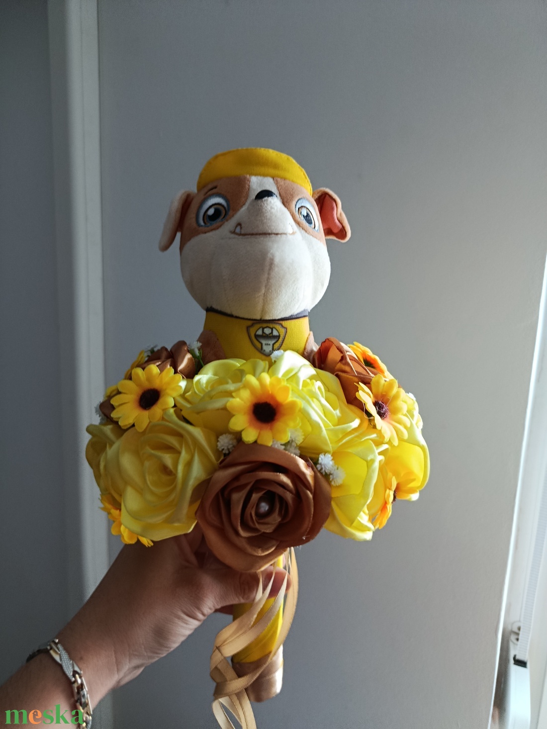 Ovis ballagó csokor - otthon & életmód - virágdekoráció - virágok - virágcsokor - Meska.hu