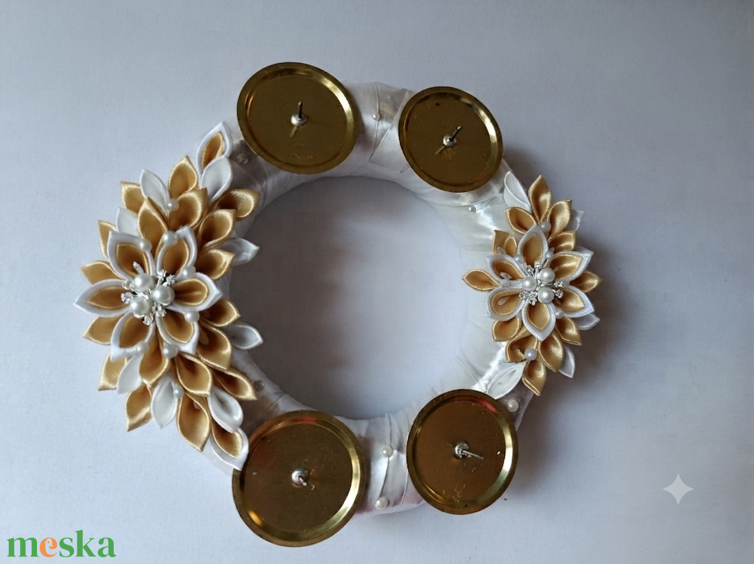 Adventi koszorú  - karácsony - adventi díszek - adventi koszorú - Meska.hu