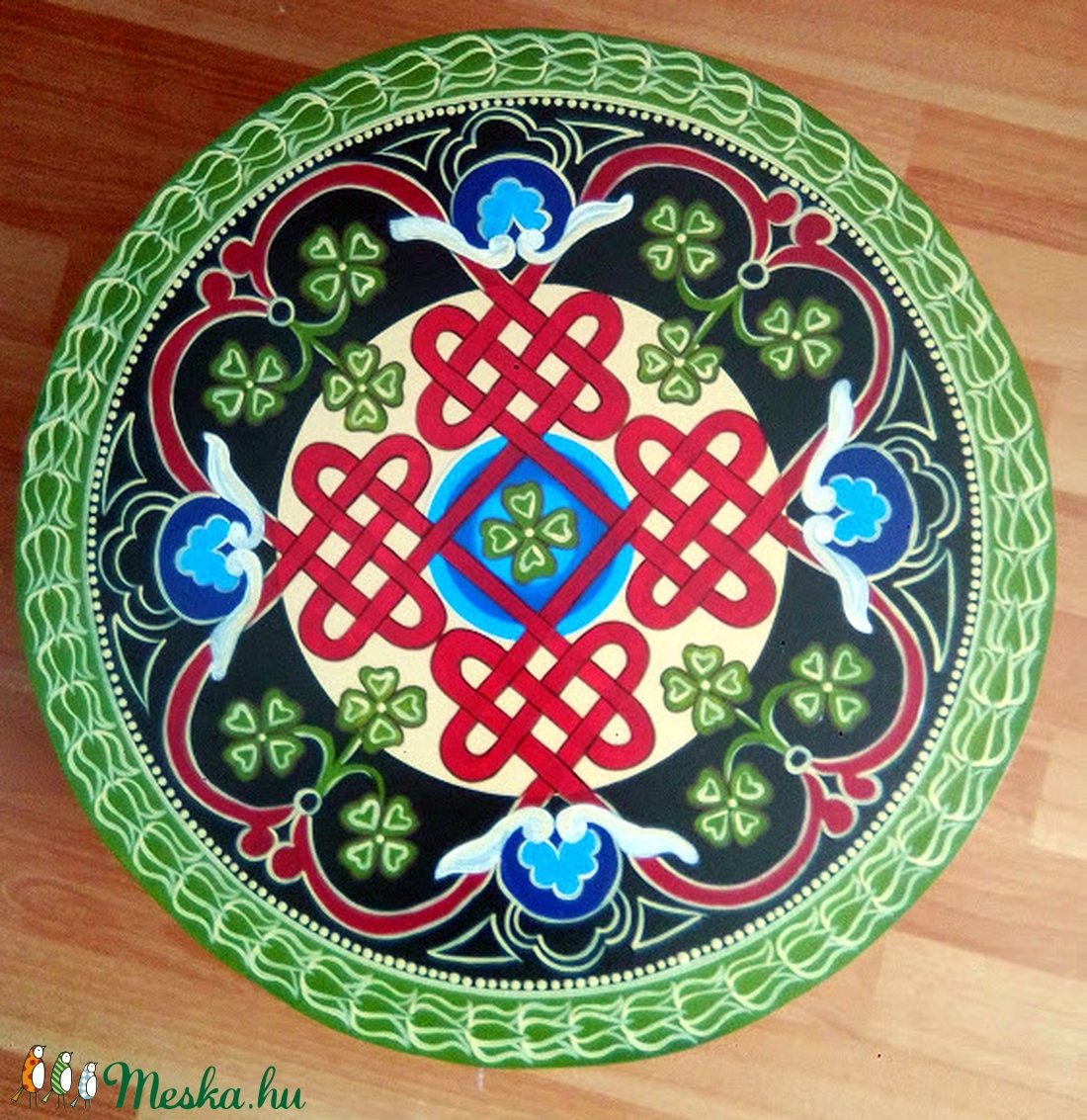 Tibeti szerencsehozó mandala festmény - otthon & lakás - dekoráció - mandala - Meska.hu Tibeti szerencsehozó mandala festmény - otthon & lakás - dekoráció - mandala - Meska.hu