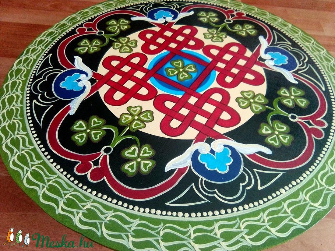 Tibeti szerencsehozó mandala festmény - otthon & lakás - dekoráció - mandala - Meska.hu Tibeti szerencsehozó mandala festmény - otthon & lakás - dekoráció - mandala - Meska.hu
