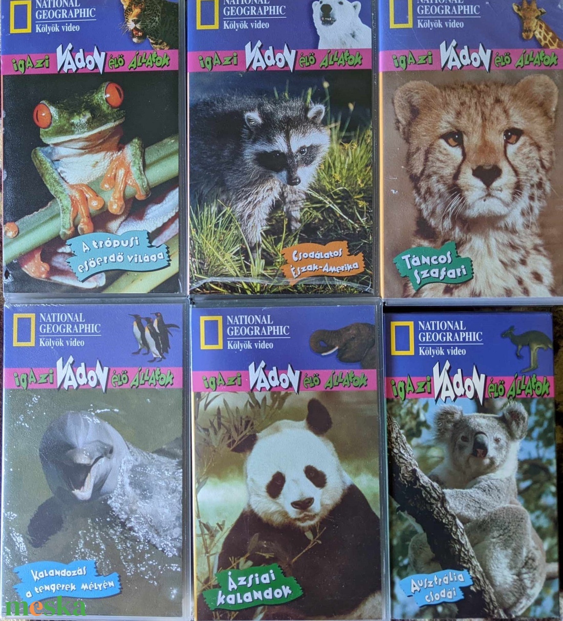 VHS mese és film kazetták. - művészet - bakelit lemezek & kazetták - Meska.hu