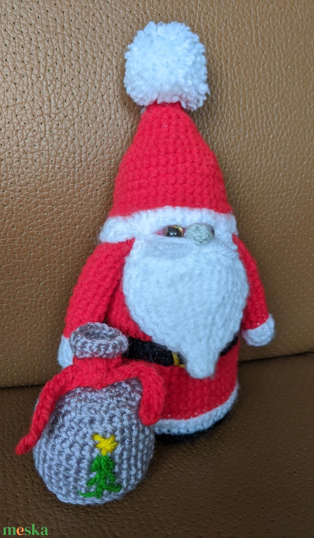 Zsákos Mikulás - karácsony - karácsonyi lakásdekoráció - karácsonyi manók, figurák - Meska.hu