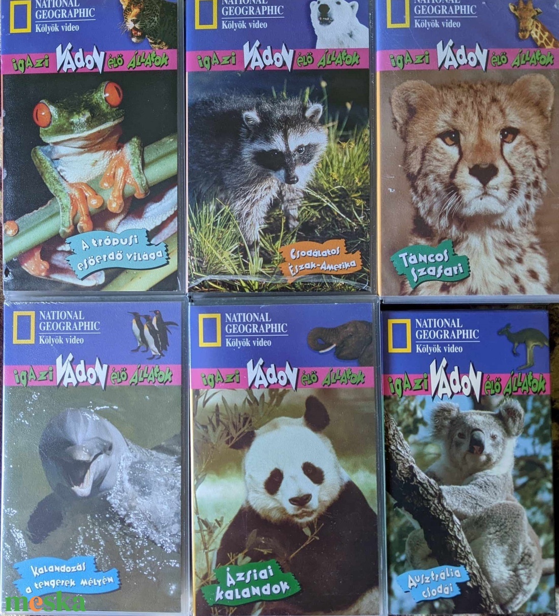 Vadon élő állatok DVD - művészet - bakelit lemezek & kazetták - Meska.hu