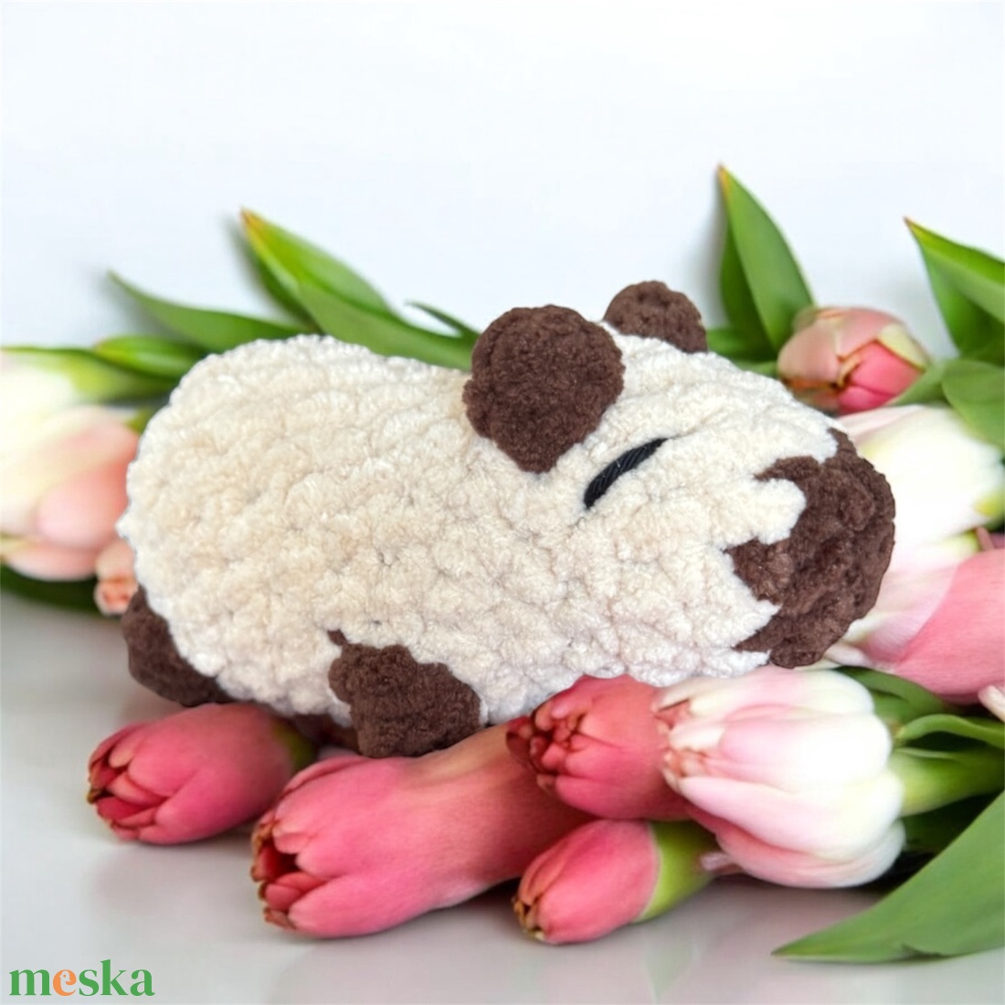 Horgolt mini kapibara plüss (barna-beige) - játék & sport - plüssállat & játékfigura - más figura - Meska.hu Horgolt mini kapibara plüss (barna-beige) - játék & sport - plüssállat & játékfigura - más figura - Meska.hu