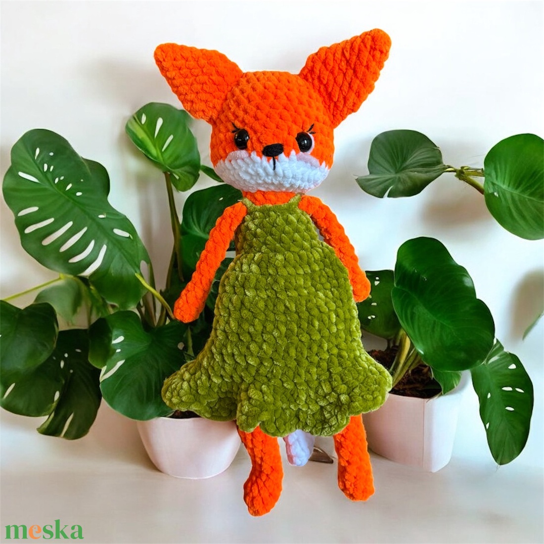 Romy, a horgolt róka plüss kézzel készült, öltöztethető játék (35 cm) - játék & sport - plüssállat & játékfigura - róka - Meska.hu Romy, a horgolt róka plüss kézzel készült, öltöztethető játék (35 cm) - játék & sport - plüssállat & játékfigura - róka - Meska.hu