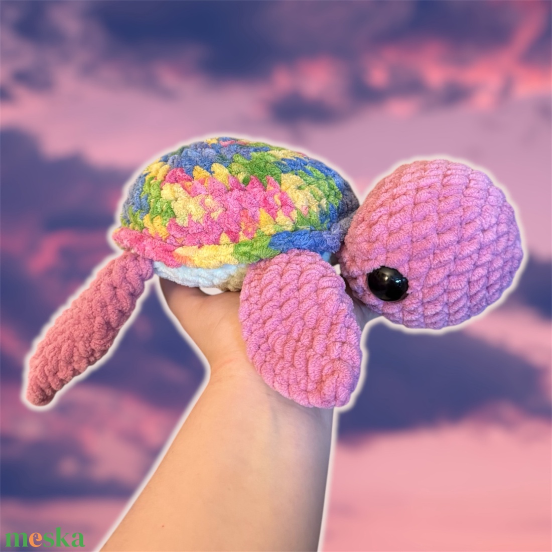 Horgolt tengeri teknős - játék & sport - plüssállat & játékfigura - más figura - Meska.hu