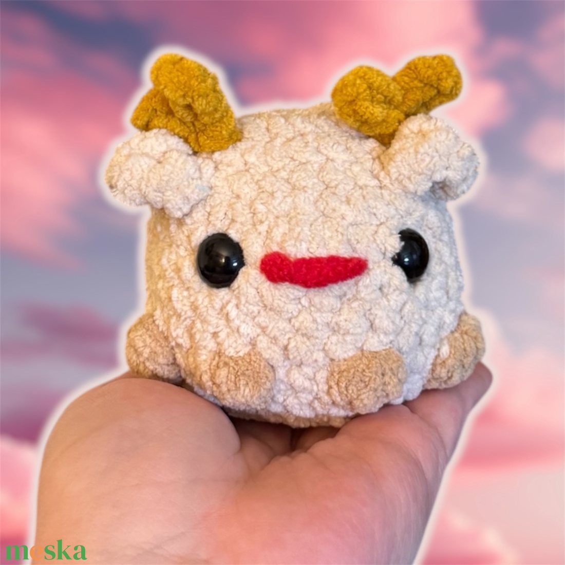 Horgolt mini rénszarvas - játék & sport - plüssállat & játékfigura - más figura - Meska.hu