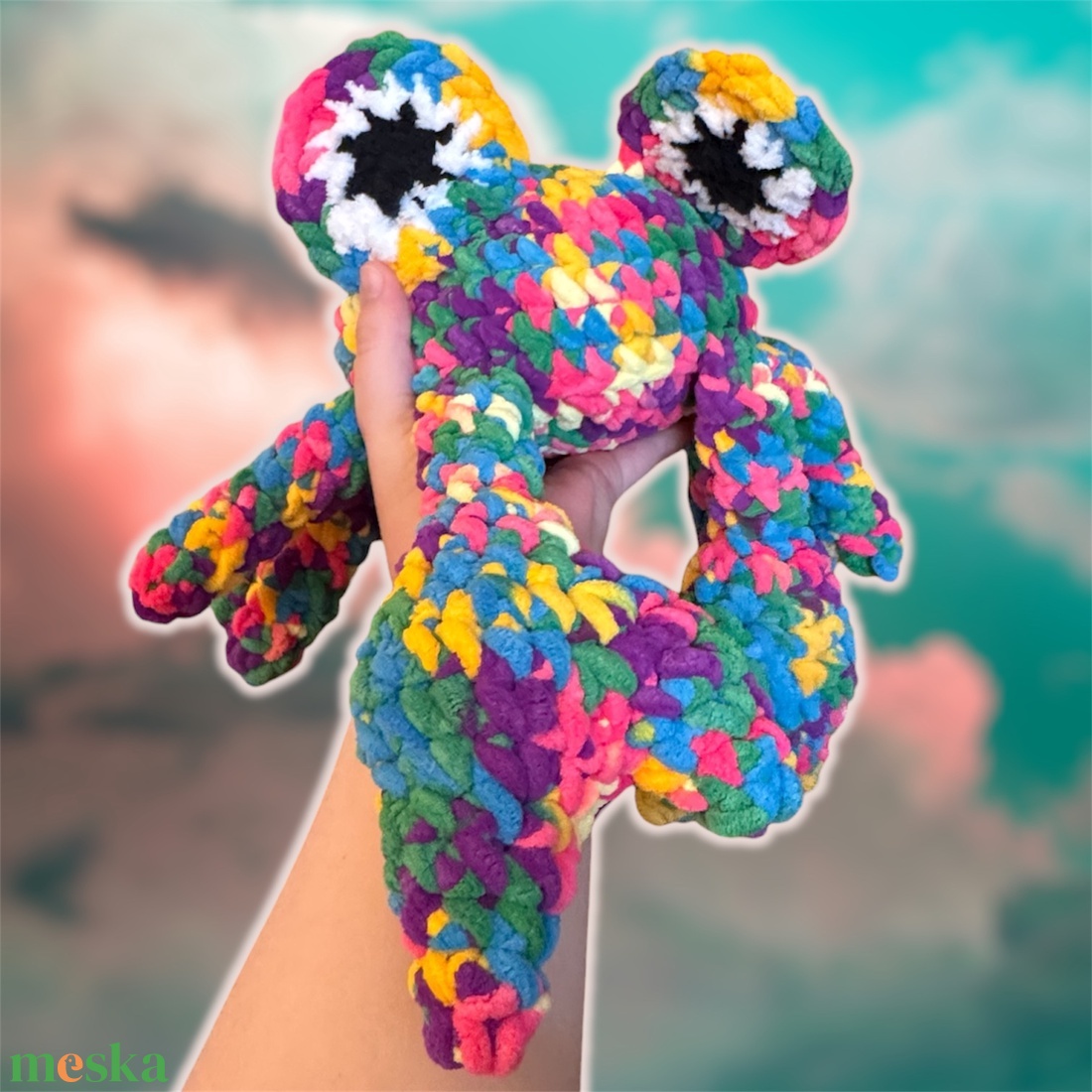 Horgolt óriás rák - játék & sport - plüssállat & játékfigura - más figura - Meska.hu