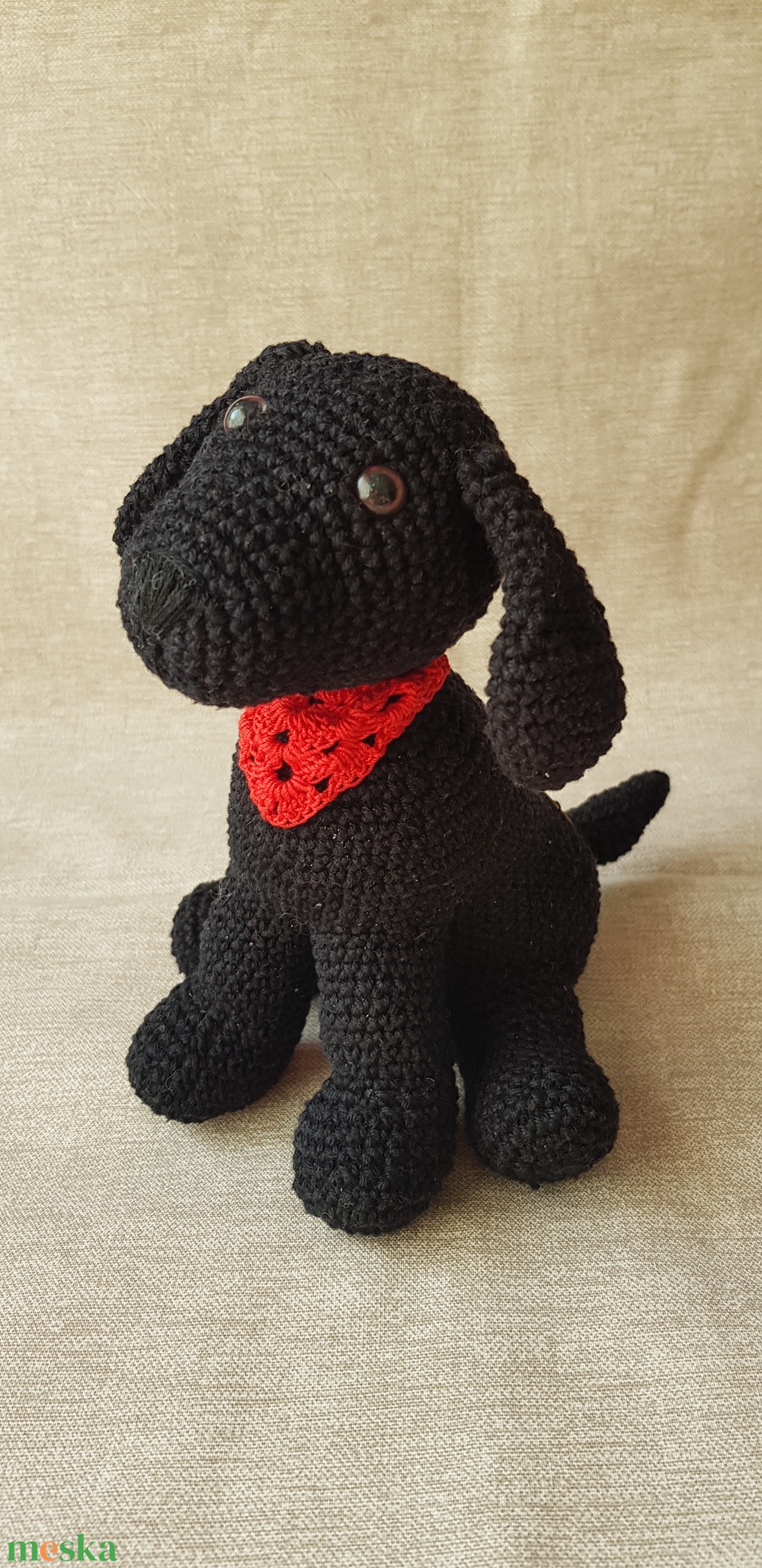 Horgolt kutya amigurumi - játék & sport - plüssállat & játékfigura - kutya - Meska.hu
