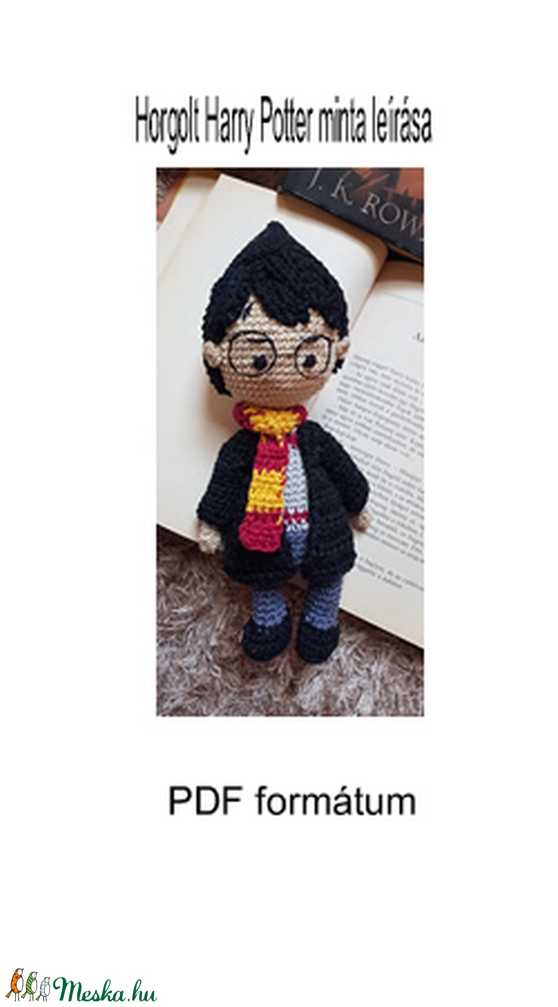 Horgolt kis varázsló minta leírása - diy (csináld magad) - szabásminta, útmutató - Meska.hu