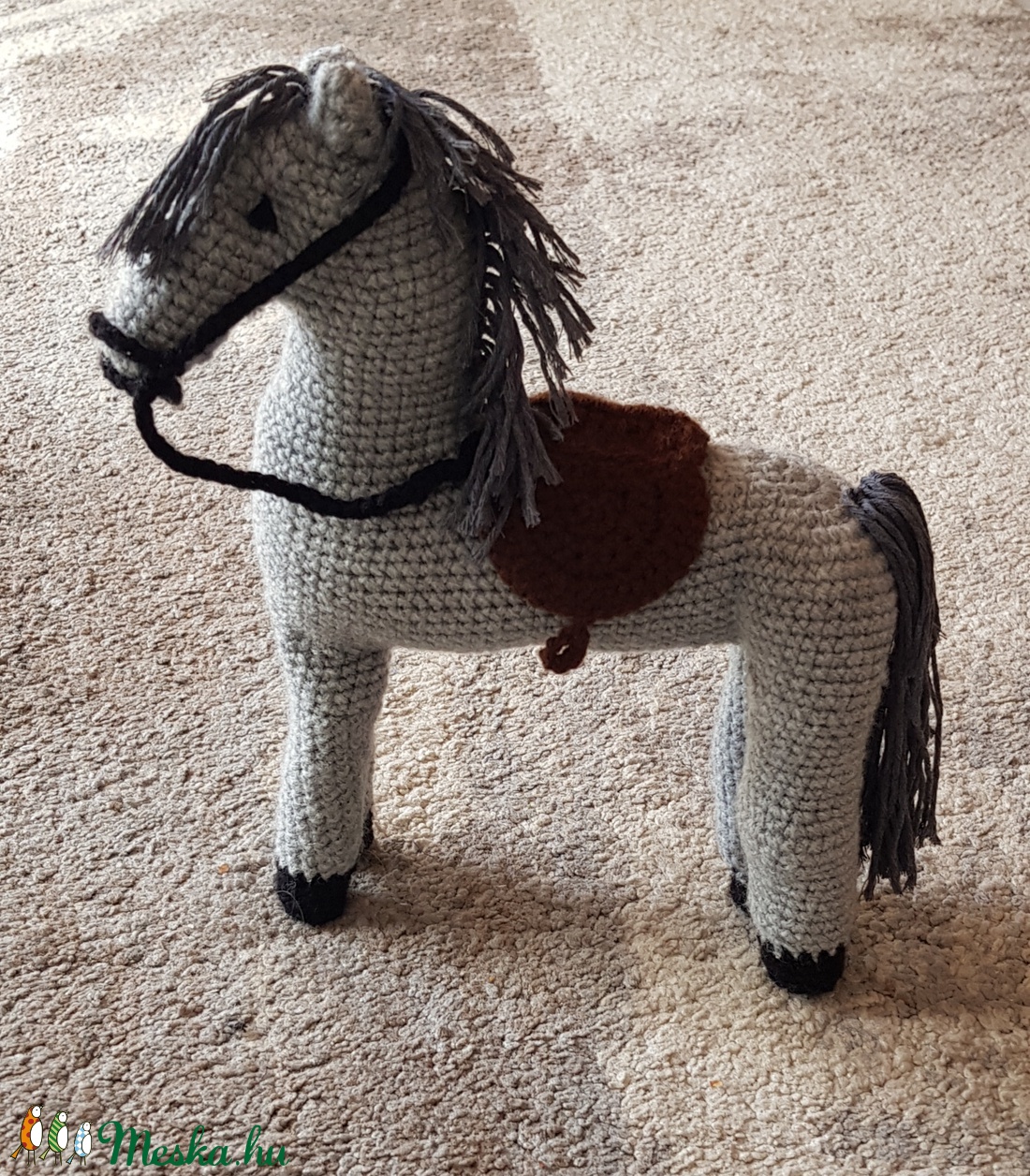 Horgolt ló amigurumi - játék & sport - plüssállat & játékfigura - ló - Meska.hu