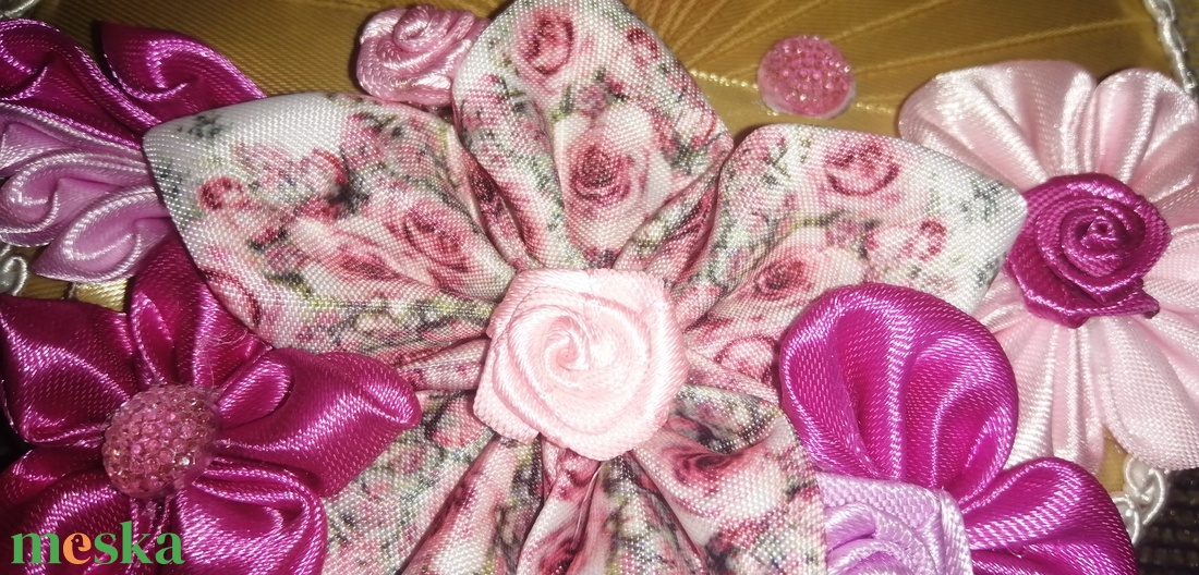 Rózsás ajtódísz - otthon & életmód - dekoráció - ajtó- és ablak dekoráció - ajtódísz & kopogtató - Meska.hu