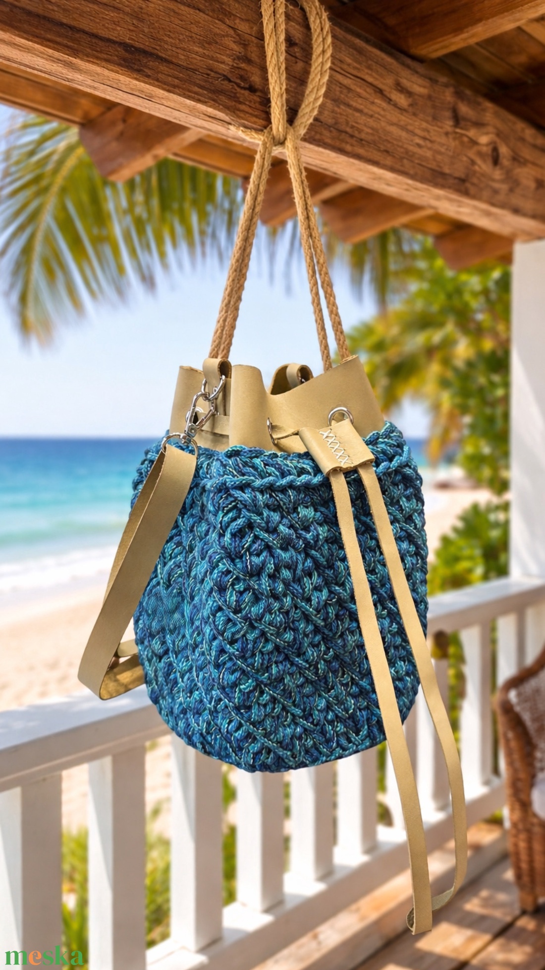 Batyu horgolt táska - táska & tok - kézitáska & válltáska - nagy pakolós táska - Meska.hu